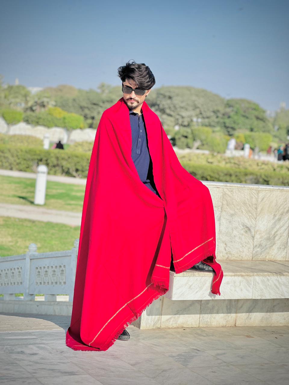 Maroon Red Shawl – LalySol