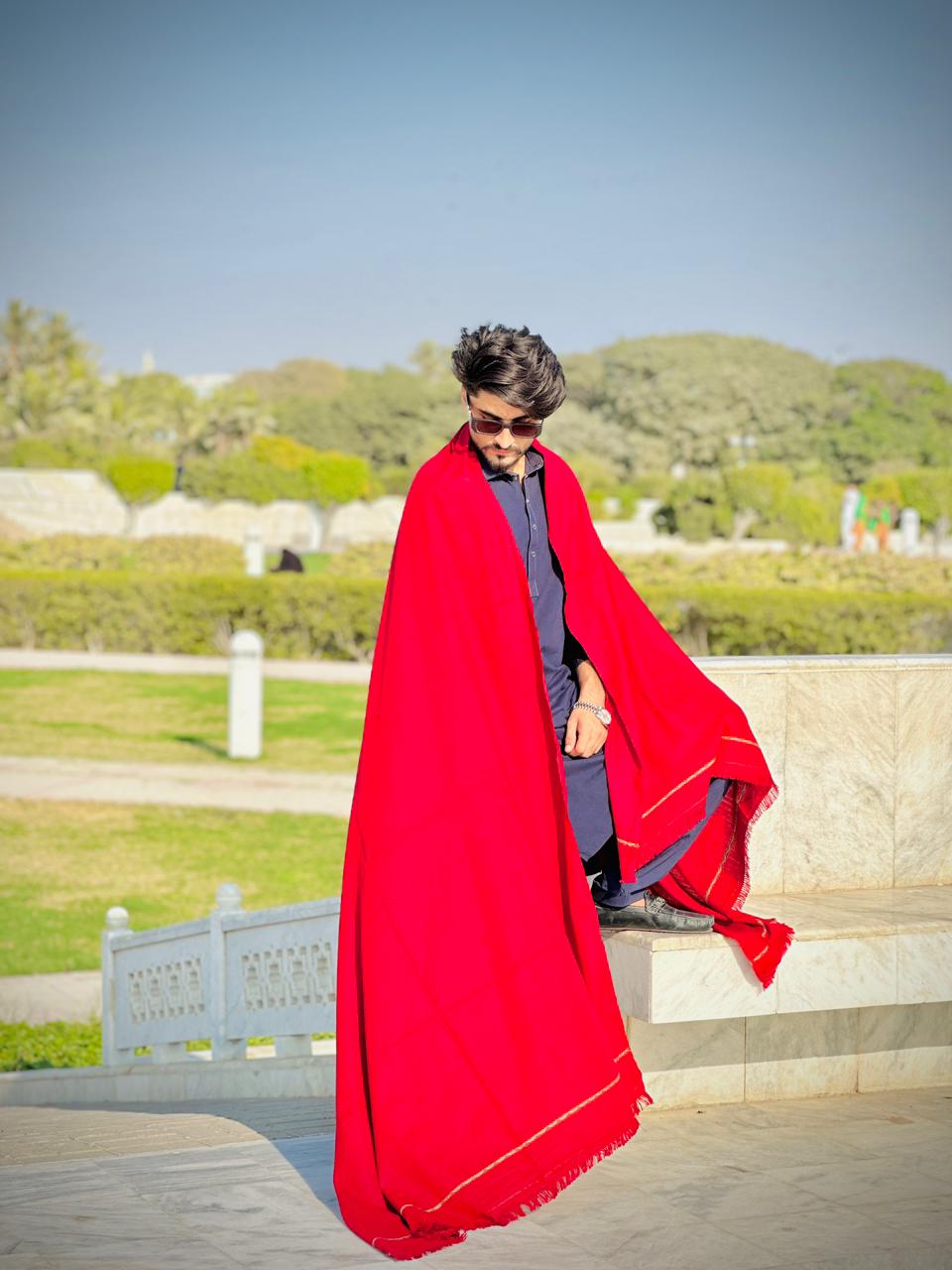 Maroon Red Shawl – LalySol