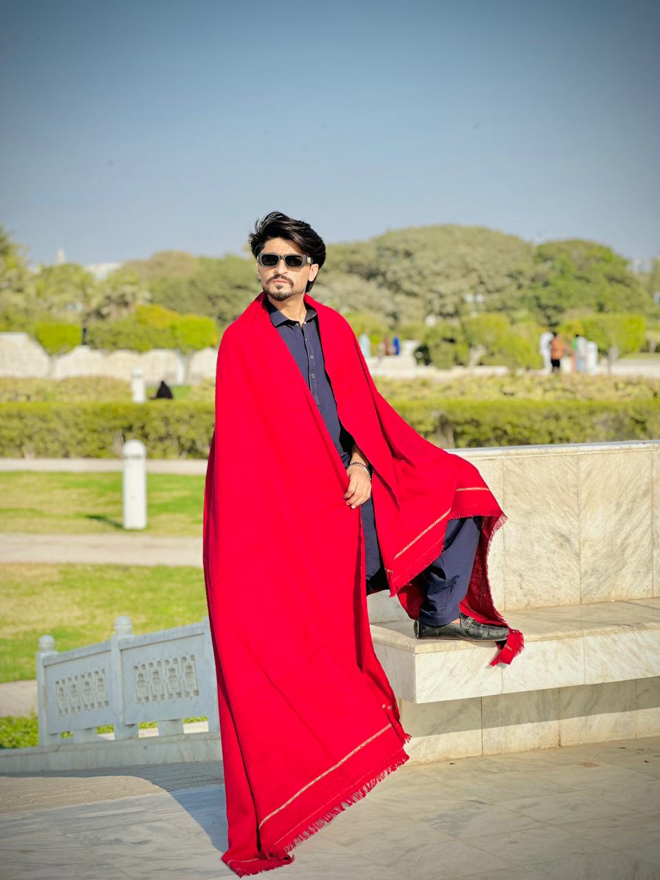 Maroon Red Shawl – LalySol