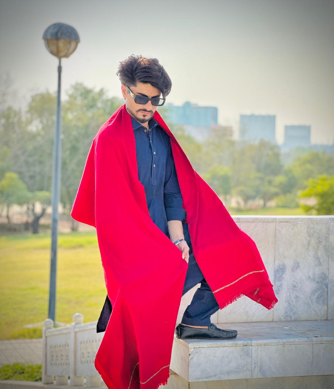 Maroon Red Shawl – LalySol